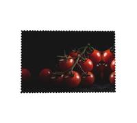 Set de 4 Sets de Table « Tomates mûres » résistants à la Chaleur, antidérapants et lavables, pour la décoration intérieure et extérieure de la Table de Cuisine.