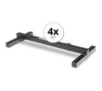 Set de 4 Showlite FLS-20 PAR lumière statif au sol duo