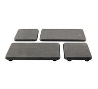 Set de 4 sous-verres en terre diatomées tapis absorbant à séchage rapide lavable domestique boue polyvalent