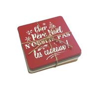 Set de 4 sous verres Noël