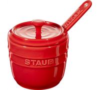 set de 4 sucriers Staub céramique rond cerise 9cm