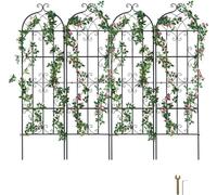 set de 4 supports pour plantes grimpantes - Treillis pour plantes 51x180cm - Idéal pour le jardin et la croissance des plantes