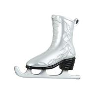 Set de 4 Suspensions Patins - Couleur Argent - Effet Mat - L 8 X H7.5Cm
