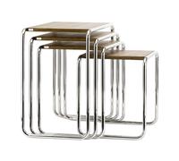 Set de 4 tables d'appoint B 9 Pure Materials noyer 4 tables B 9a, b, c, d