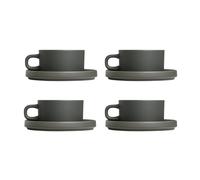 Set de 4 tasse à thé et soucoupe Pilar WxH 12x5cm / 0,17L
