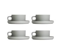 Set de 4 tasse à thé et soucoupe Pilar WxH 12x5cm / 0,17L