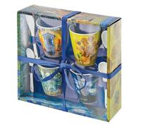 Set de 4 tasses à café et cuillères Enesco (Vincent Van Gogh)