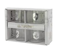 SET DE 4 TASSES À ESPRESSO DÉCORÉES. FABRIQUÉES EN VERRE. 100 ML | HARRY POTTER