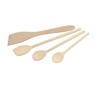 Set de 4 ustensiles de cuisine en bois FSC Nature Fackelmann