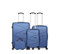 Set de 4 Valises AMAZONE-C - bleu - WAVE PARIS