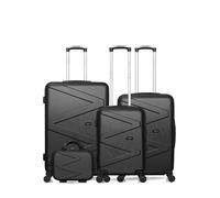 Set de 4 Valises AMAZONE-C - noir - WAVE PARIS