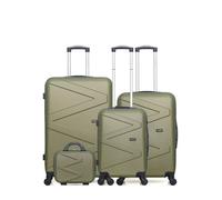 Set de 4 Valises AMAZONE-C - vert - WAVE PARIS