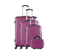 Set de 4 Valises AMAZONE-C - violet - WAVE PARIS