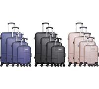 Set de 4 valises : Bleu foncé