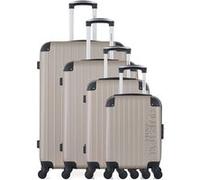Set de 4 valises bluestar abs bucarest-m - beige beige G