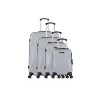 Set de 4 valises bluestar abs garibaldi-m - gris