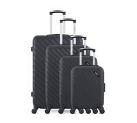 Set de 4 Valises CITE-M 75 cm 4 Roues - NOIR - BLUESTAR