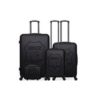 Set de 4 Valises DAMON-C 75 cm 4 Roues - noir - GENTLEMAN FARMER