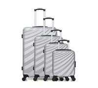 Set de 4 Valises DANUBE-M 75 cm 4 Roues - gris - WAVE PARIS