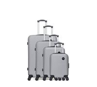 Set de 4 Valises LONDON-M 75 cm 4 Roues - GRIS - BLUESTAR