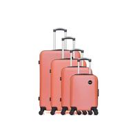 Set de 4 Valises LONDON-M 75 cm 4 Roues - ORANGE - BLUESTAR