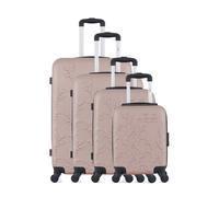 Set de 4 Valises - LPB LUGGAGE - NAIS-M - 75 cm - Rose - 4 Roues Multidirectionnelles