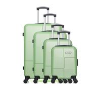 Set de 4 Valises MIAMI-M 75 cm 4 Roues - VERT - BLUESTAR