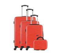Set de 4 Valises Rigide AMAZONE-C orange