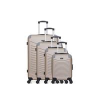 Set de 4 Valises Rigide CONGO-M beige