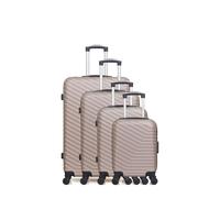 Set de 4 Valises Rigide LENA-M rose