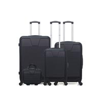 Set de 4 Valises Rigide SELENGA-C noir