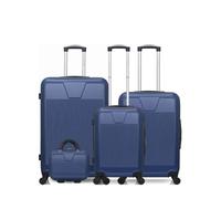 Set de 4 valises - WAVE PARIS - SELENGA-C - 4 roues - Marine