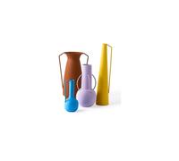 Set de 4 vases en fer recyclé multicolore h45cm Morning Roman