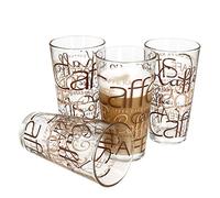 Set de 4 verres à latte macchiato motif 39cl café empilables