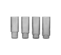 Set de 4 verres à long drink Ripple H x Ø 14x7cm/0,3L