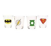 Set de 4 verres à shot SD Toys, DC Comics (Logo)