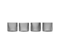 Set de 4 verres bas Ripple H x Ø 6.1x7.6cm