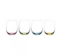 Set de 4 verres d'eau O Wine Happy O H 9,6cm , 320ml