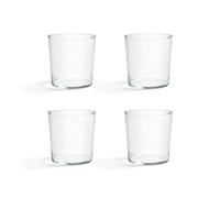 Set de 4 verres M HxØ 9x8.5cm