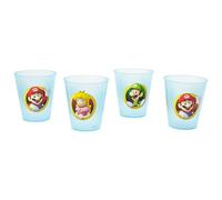 Set de 4 verres PP Joy 285 ml Super Mario