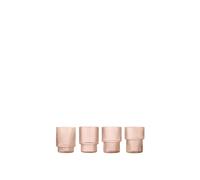 Set de 4 verres Ripple Blush