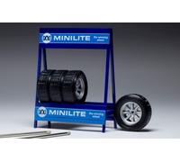 Set De 4 Wheels Mini Lite Argent 1:18 Modèle IXO MODEL Ixo Model