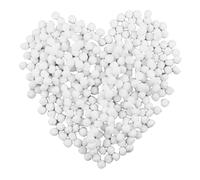 Set de 400 pompons blancs, 10 mm, petits pompons en peluche, pour des travaux créatifs et amusants à faire soi-même
