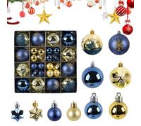 Set de 44 Boules de Noël pour Sapin | Décoration pour Sapin de Noël - Décoration Saisonnière pour Maison Appartement Magasin Séjour Photographique
