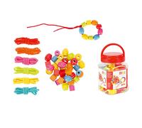 Gollnest & Kiesel – Set de 45 perles en bois – Multicolore