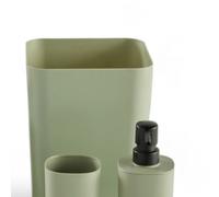 Set de 5 Accessoires en Plastique Salle de Bain Green