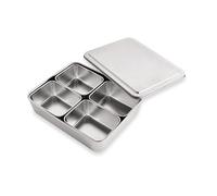 Set de 5 bacs de préparation culinaire en inox Mathon