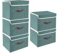 Set de 5 boîtes de rangement pliables Aqua Deep Vendos85