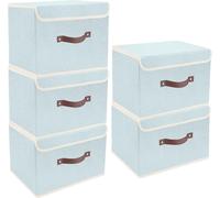 Set de 5 boîtes de rangement pliables Aqua Spring Vendos85