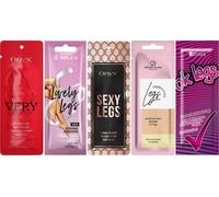 Set de 5 bronzeurs pour les jambes, effet tingle, accélérateur de bronzage, anti-cellulite, hydratation, bronzage longue durée, 15ml